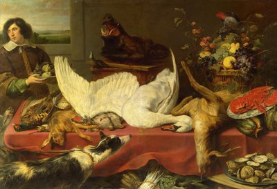Still Life with a Swan by Frans Snyders or Snijders
